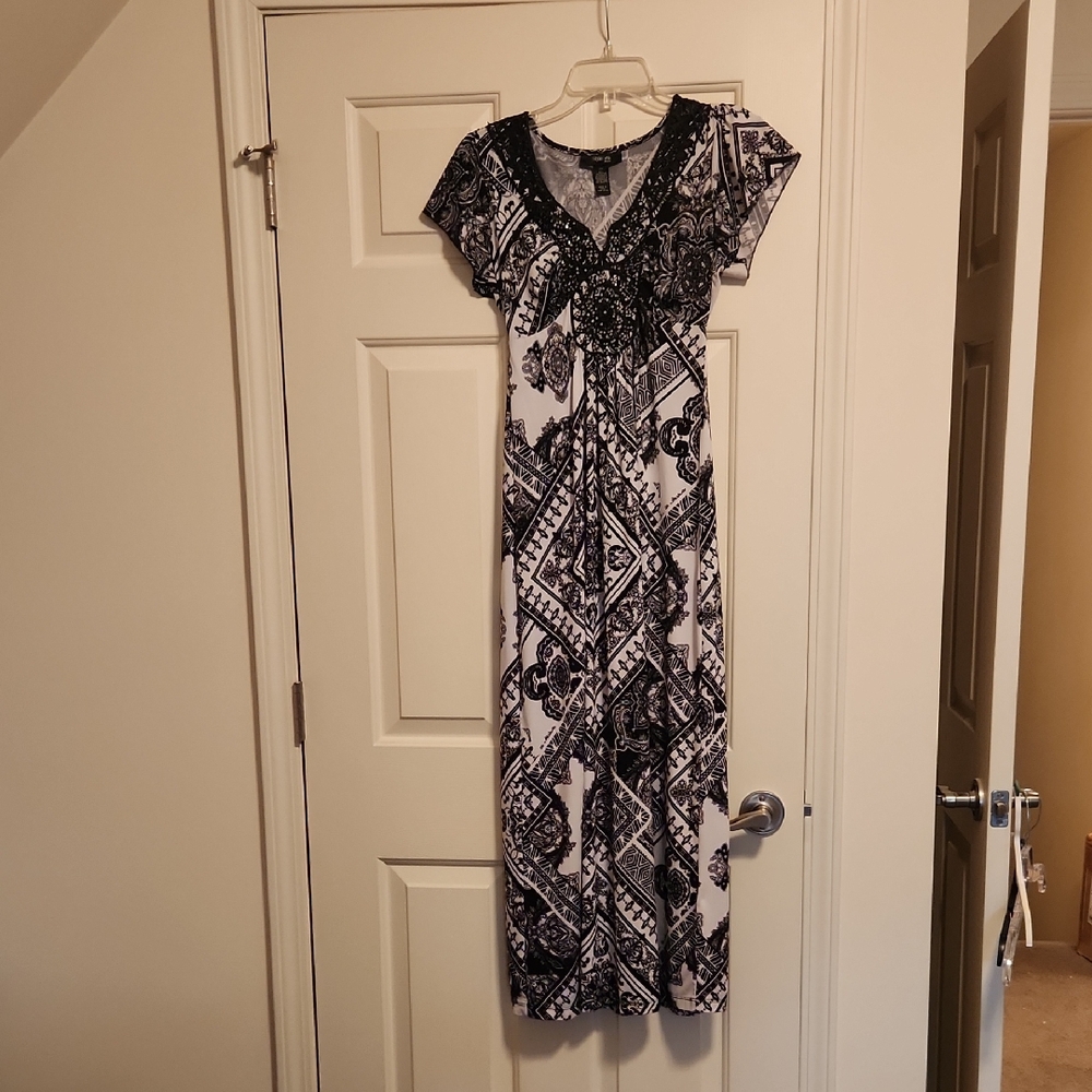 Style & Co Empire Waist Maxi Dress